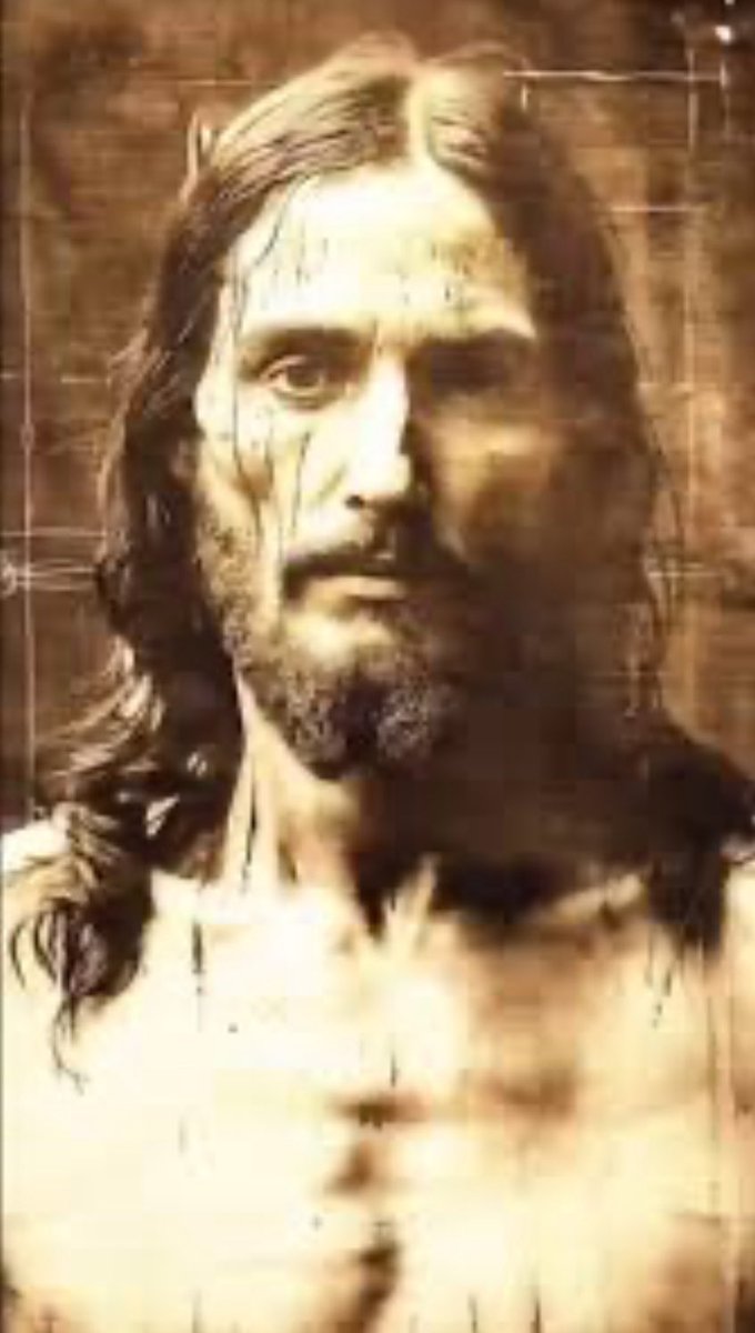 timotheeology's tweet image. The Shroud of Turin gives us the true face of Christ...

...and Our Lord the God-Man was the handsomest 6-foot chad of all time...not some swarthy brown pug