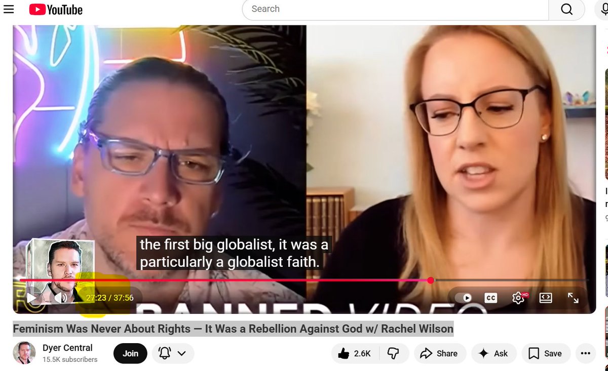 BocBotch's tweet image. Very Good Coverage on the History of the Occult in Feminism - Circa French Revolution Onward - Touching on Global New World Order Political Structures
*
Feminism Was Never About Rights — It Was a Rebellion Against God w/ Rachel Wilson youtube.com/watch?v=i257Q3…