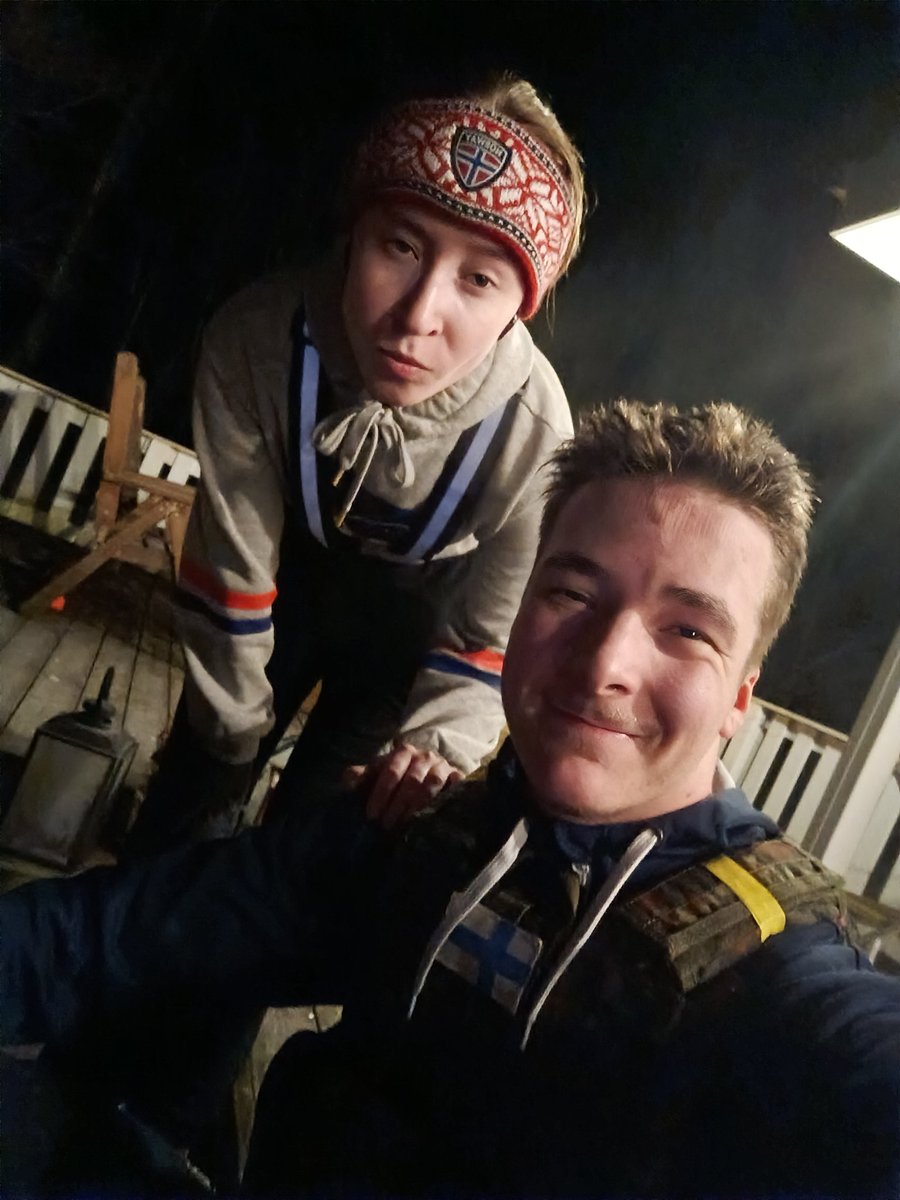 Kyllä ne nuoretki vielä liikkuu🫠

Juoksulenkki 12,5km, itellä vielä 11kg lisäpaino 

Feat <a href="/osterberg_venla/">Venla Österberg</a>