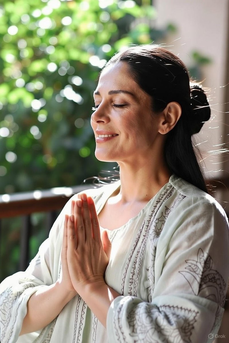 sali14332's tweet photo. Just finished my morning yoga session on the balcony – the sun warming my face and a gentle breeze all around. 20 minutes of stretching and deep breathing, and I feel so refreshed and calm for the rest of the day 🧘‍♀️☀️
#MorningYoga #PeacefulMind #SelfCare https://t.co/tEAQD75QQF