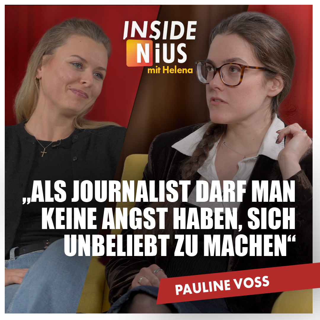 niusde_'s tweet image. Im Gespräch beschreibt Pauline Voss, was die Arbeit bei NIUS für sie besonders macht: Mut, Offenheit und die Bereitschaft, unbequeme Positionen zu vertreten. 
nius.de/unterhaltung/n…