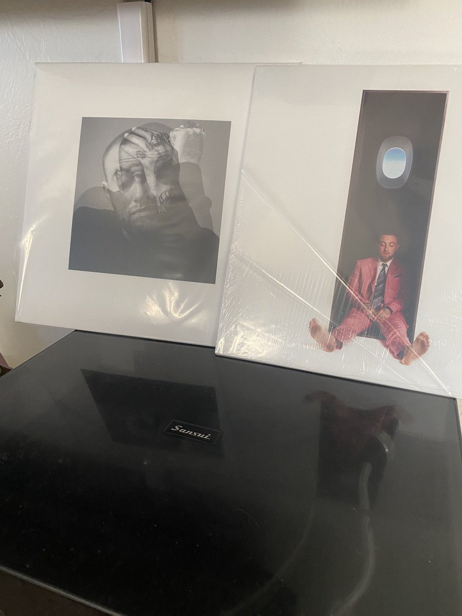 My 2 favorite presents this year my lady surprised me with on Christmas 🎄

Mac Miller Circles and Swimming vinyl records