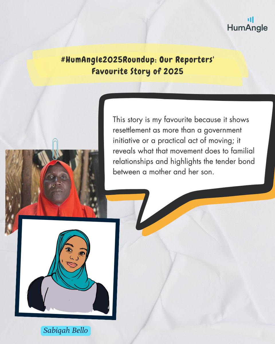 HumAngle_'s tweet photo. This year, HumAngle covered many reports touching on vital and underreported topics. This is what our reporters have to say about their favourite stories.
#HumAngle2025RoundUp
https://t.co/gApHTtPoWf https://t.co/MIlBUq1X5e