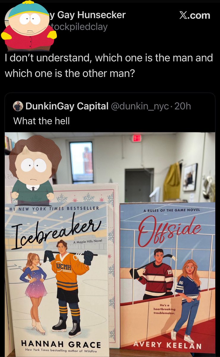 He can’t comprehend the lack of yaoi 💔 #southpark #cartmark