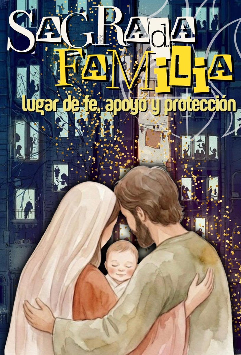 Volvemos los ojos hacia las familias, lugar de fe, apoyo y protección. #SagradaFamilia , modelo y guía, protege a todas las familias del mundo.