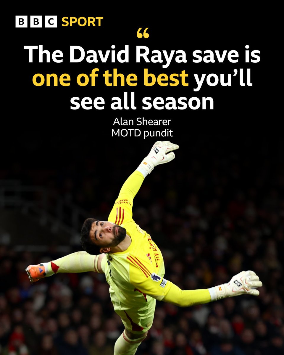 BBCMOTD's tweet image. David Raya doing David Raya things 🧤