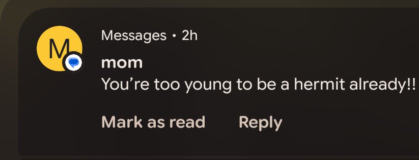 Sorry dear mother