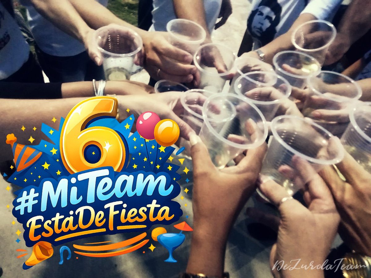🔴 #MiTeamEstáDeFiesta
🎶 Felicidades Zurdos : 6 años dejando huella, motivando y conectando corazones 🎶

Comparte tu entusiasmo, contagia buena vibra 💫🎀