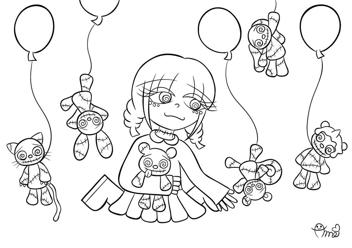 🎈🧸
#orignalcharacter #illustration #original #art #kawaii