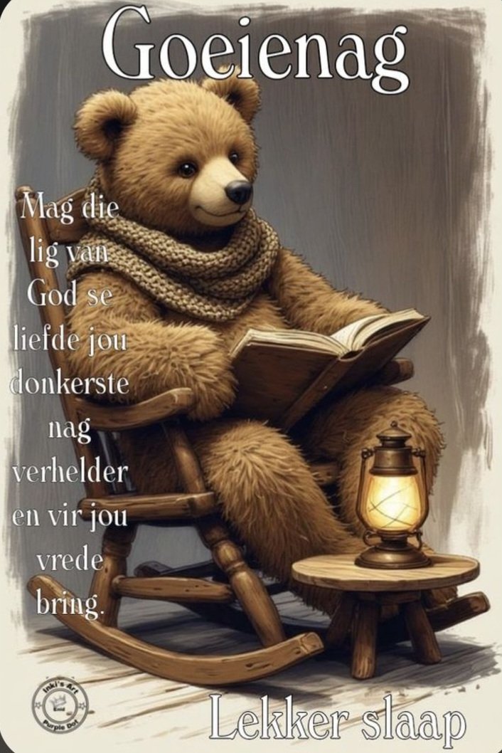 Goeie nag lekker rus