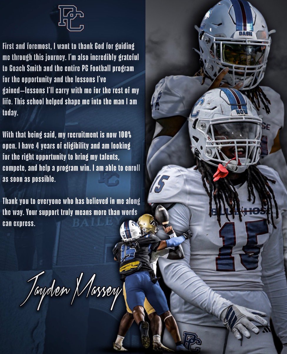 Jayden Massey(Transfer Portal Edge/LB)⭐️⭐️⭐️ tweet media