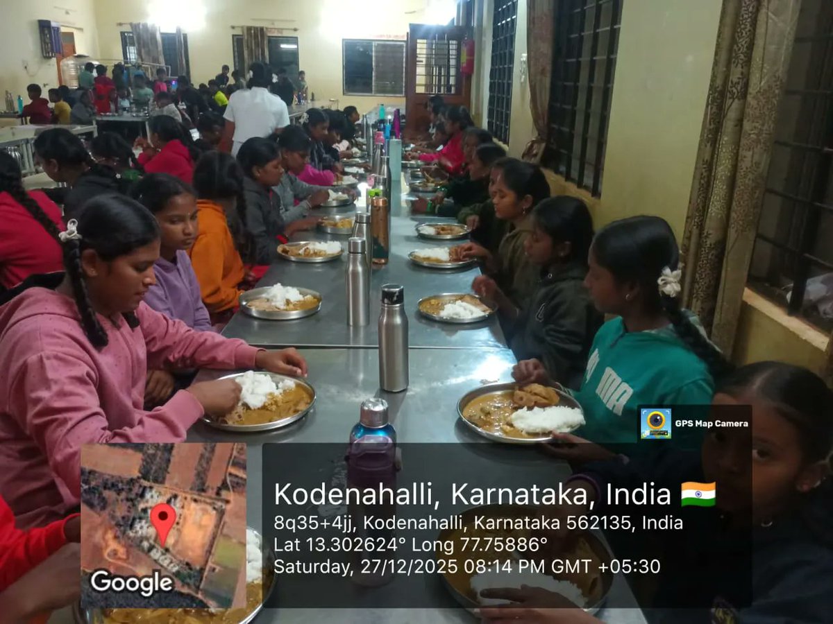Igrs04's tweet photo. Dinner at IGRS BYRAPURA 04 DEVANAHALLI  #SocialAudit_SWDMeals #SocialWelfare_Karnataka https://t.co/Jm9WkuWnZh
