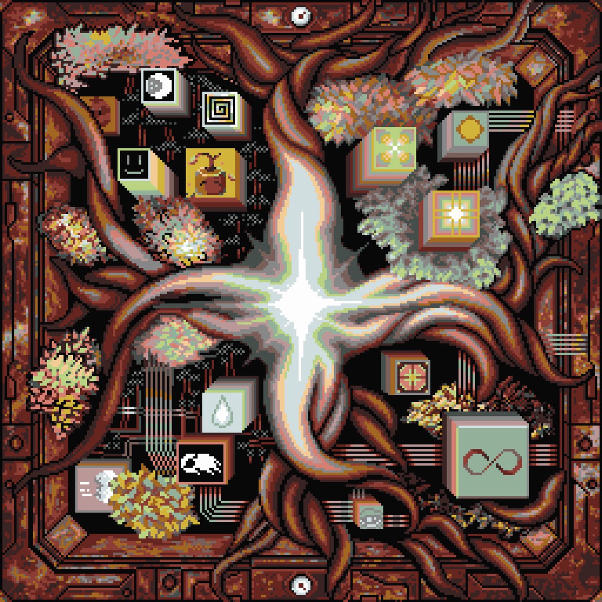 Trees whispered to one another in the infinite garden, passing sunlight like secrets across endless roots.

Mint Pixelart everyday on <a href="/basepaint_xyz/">BasePaint</a>

happy that my pixel trees extended <3

basepaint.xyz/mint?referrer=…