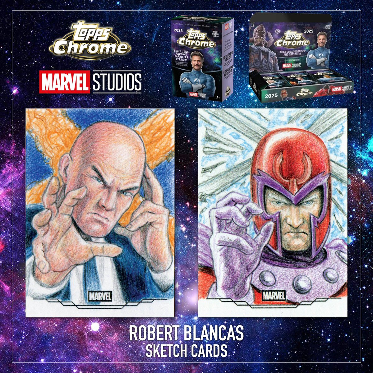 robertsimages's tweet photo. More of my sketch cards from Topps Chrome Marvel Studios set https://t.co/aPSy44XNTx