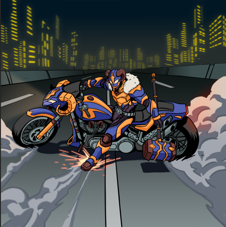 LilRasta_arts's tweet image. AKIRA SLIDE feat. the Kamen Rider of Aries