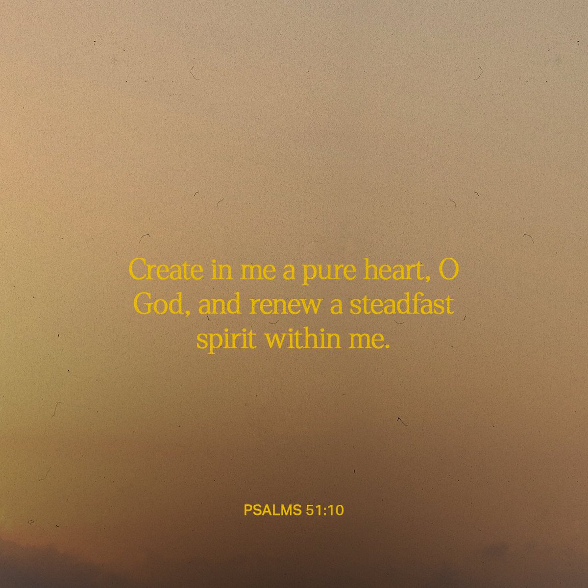 YouVersion's tweet image. Psalms 51:10