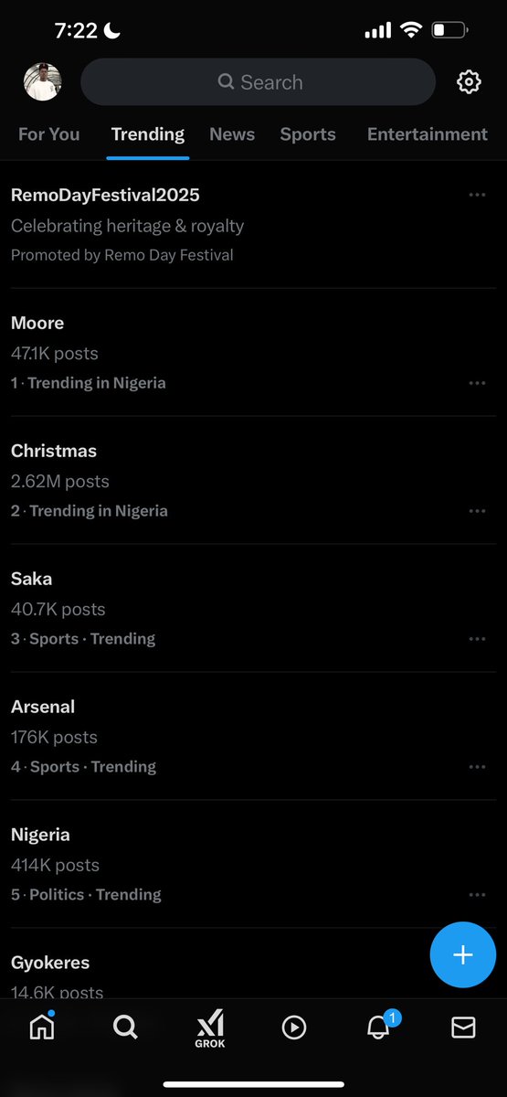 Smallah_ck's tweet photo. @officialmoore7 Biggest make we confirm this blessing 
No. 1 trending 
E no easy to run am 
Moore blessing my boss https://t.co/nf2oCvz2b3
