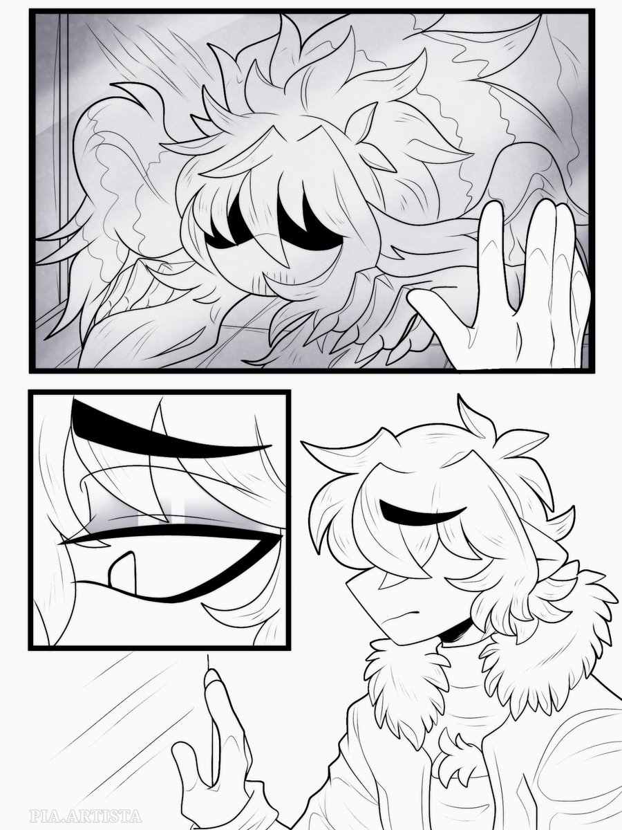 A short comic inspired by the post by @///_Blastic_Heart_ 🙏
#Br0kenColors #Br0kenColorsDamon #Br0kenColorsOC #digitalarts #originalcharacter #ocs