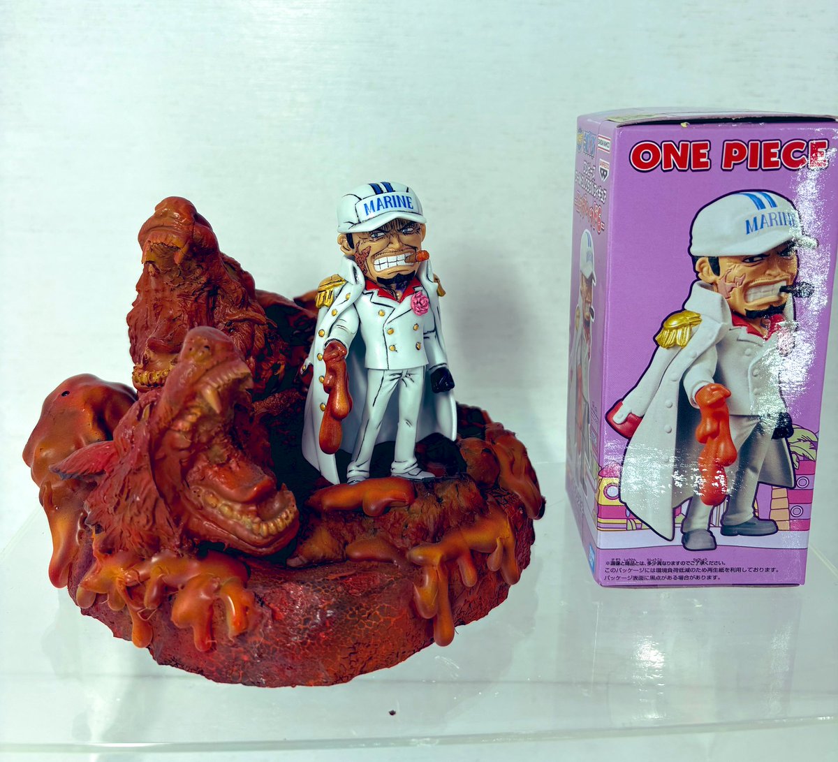ワンピースワーコレ サカヅキ プチリペイント🔥 以前作ったジオラマ