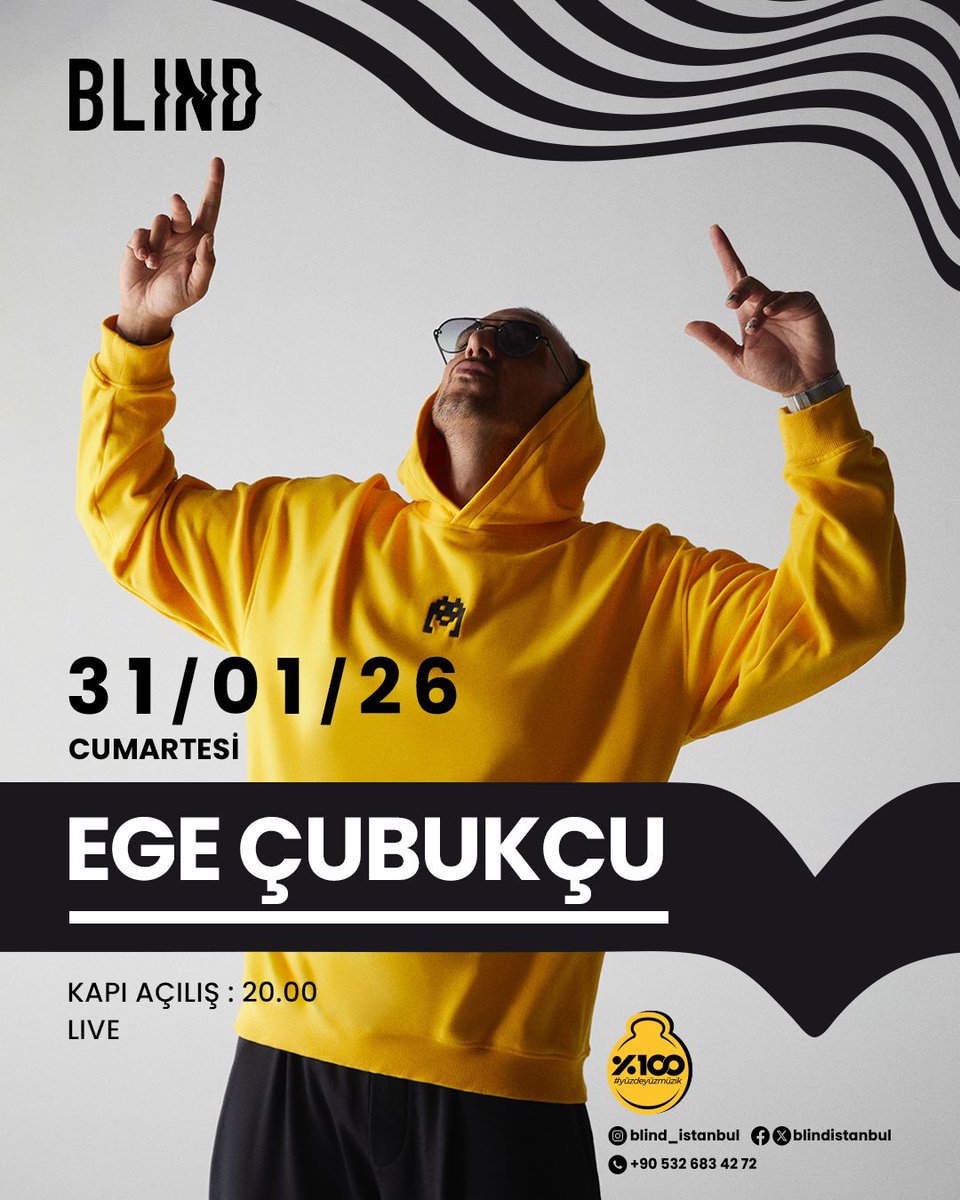 31 Ocak'ta <a href="/blindistanbul/">Blind İstanbul</a> da buluşuyoruz <a href="/yuzdeyuzege/">Ege Çubukçu</a> ⭐️ Biletler için bubilet.com.tr/istanbul/etkin…