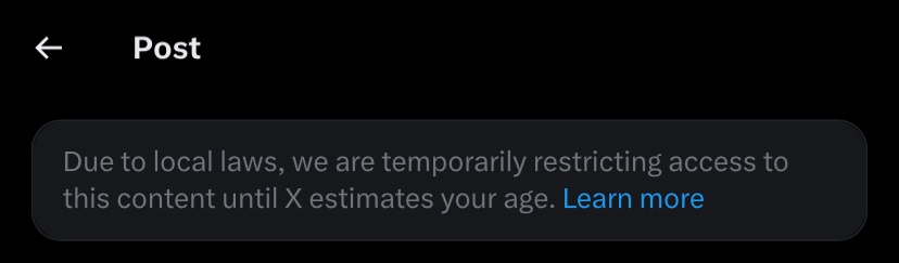 I CANT VIEW MY OWN POST 😭😭

I LOVE TWITTER!!!!