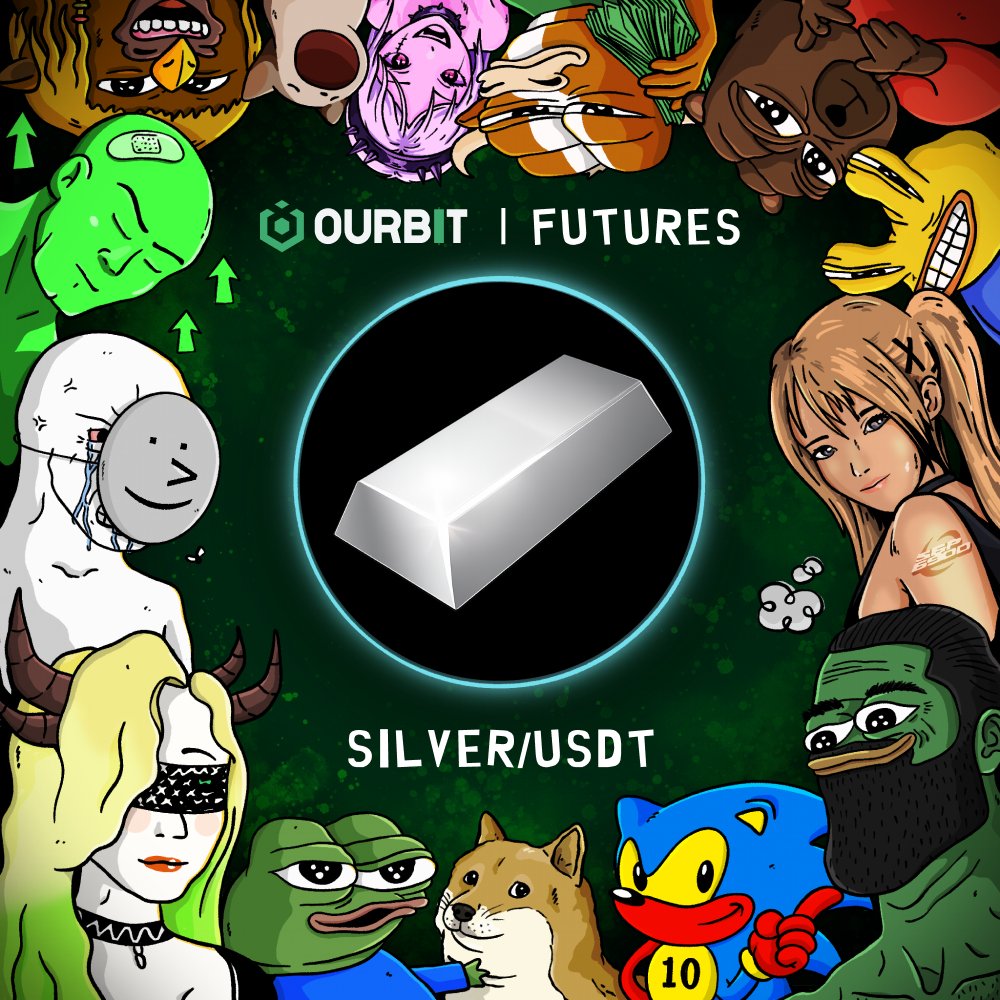 listen up glamorous traders

futures trading for $silver is now live on ourbit with up to 20x leverage

you can start clicking here: bit.ly/4azQu1E