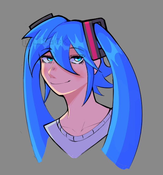 Miku 

#digitalart #drawing #doodle #fanart #HatsuneMiku