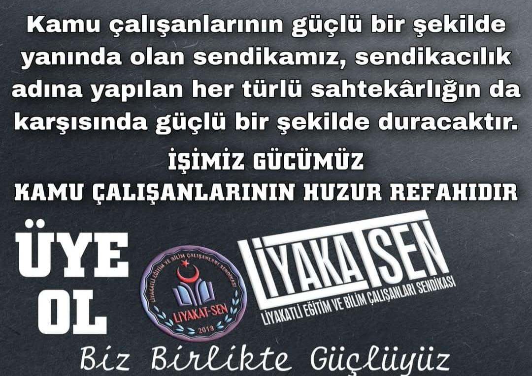 Politik sarı sendikacılığa karşıyız.