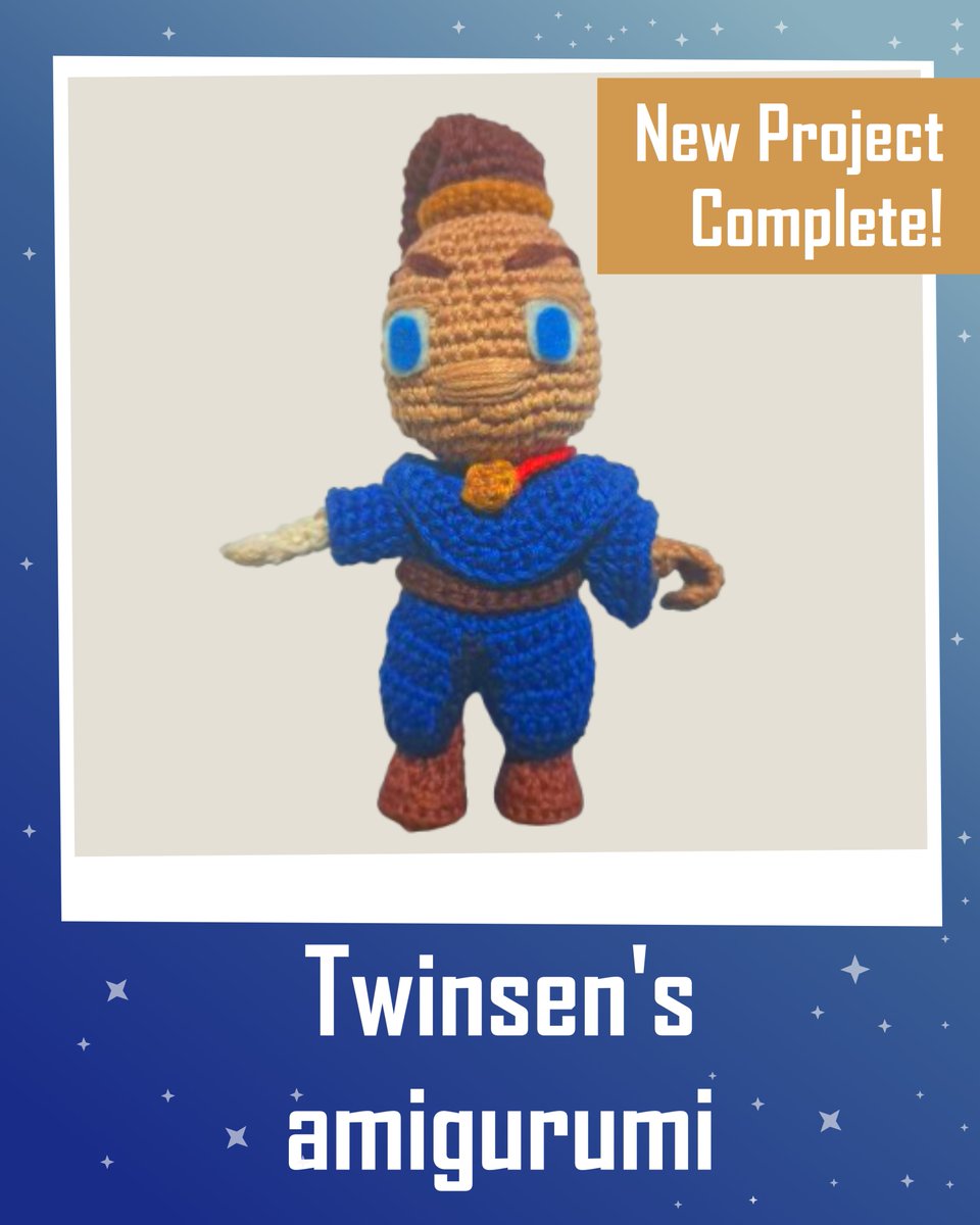cavalcantersart's tweet photo. It took almost a year to finish, but here it is! My complete Twinsen amigurumi. I hoje you like it!

See more at my instagram:
                 https://t.co/t7BY0W2LuT https://t.co/5Rvg8LGTQL