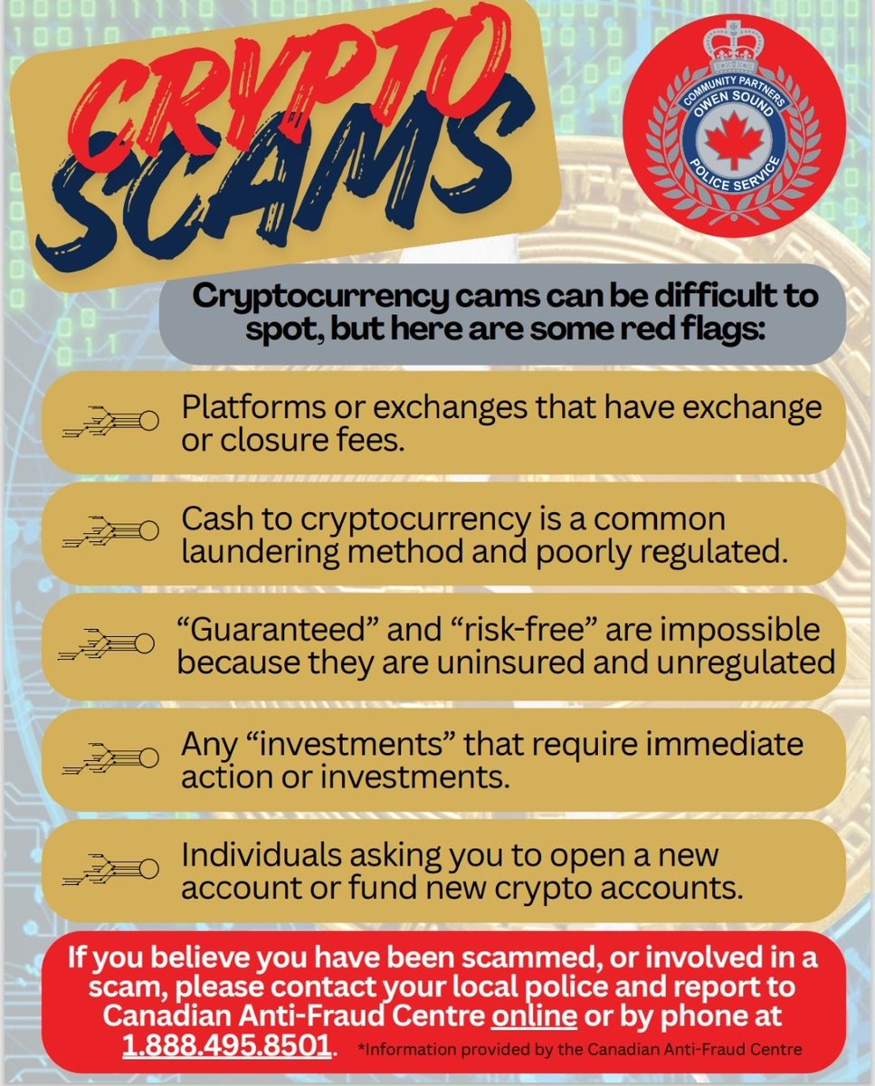 #CryptoScams. Make sure you understand more about cryptocurrency before investing your time &amp; money.  #BeSmartOnline