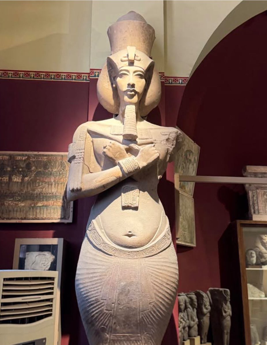 daniellismore's tweet photo. TERFs Came 3,300 Years Too Late

Gender diversity isn’t new. Hatred of it is. Long before Christianity, Islam, or Judaism, and long before the idea of men and women as fixed categories, ancient civilisations understood that identity and divinity came in many forms.

In ancient Egypt, Pharaoh Akhenaten, father of Tutankhamun, elevated a minor sun god into the first singular god more than 3,300 years ago. He believed the divine contained both male and female aspects and had himself portrayed that way in sculpture and relief. Before him, Hatshepsut, one of Egypt’s most successful rulers, reigned as Pharaoh while being depicted as male. Gender was fluid, sacred, and associated with power and authority.

Across Mesopotamia, priests known as the gala served the goddess Inanna and were recorded as gender diverse or non-binary thousands of years before modern language existed. The Hijra community of South Asia has been documented for at least 2,000 years and recognised as a distinct spiritual gender. Ancient Greece and Rome also recorded deities, rituals, and myths that blurred or transcended gender categories.

So when people claim gender diversity is a modern invention, they are rewriting history. What is new is the gender critical movement, which closely mirrors 20th-century fascist pseudoscience. The Nazis destroyed archives, banned research, sterilised, and murdered trans and intersex people, including the destruction of Magnus Hirschfeld’s Institute for Sexual Science in 1933. They labelled it degenerate. The same language about biology, purity, and protecting women appears again today, repackaged under a different name.

TERFs did not invent feminism. They hijacked it. They turned a movement for liberation into a system of exclusion and surveillance. But gender diversity existed before their politics, before their religions, and before their fear.

Trans and gender-diverse people are not a trend. They are part of human biology. Every embryo begins along a shared developmental pathway. Genes, hormones, receptor sensitivity, and timing then guide sex characteristics in different directions. Variations such as congenital adrenal hyperplasia and androgen insensitivity syndrome demonstrate that sex traits occur along a spectrum rather than in two fixed boxes.

Neuroimaging research has shown that many transgender people’s brain structures align more closely with their lived gender than with the sex assigned at birth. This is not an error or deviation. It is one of the natural outcomes of human development, shaped by the same biological variability that produces differences in height, voice, and appearance.

In other words, trans people exist because biology varies. The difference lies in expression, not legitimacy.

The spectrum is older than religion and older than hate. It is written into our species.

Photo: Pharaoh Akhenaten, Egyptian Museum, Cairo. 1353–1336 BCE.

Read more on LGBTQIA+ history here:
https://t.co/uRV8LHCcO0