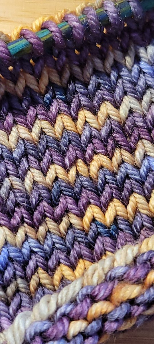 Eco Worsted merino yarn from <a href="/lichenandlace/">Lichen and Lace</a> 
Find this gorgeous yarn at yarntravelerhaberdashery.ca/products/liche… 
(Blackberry Pie)