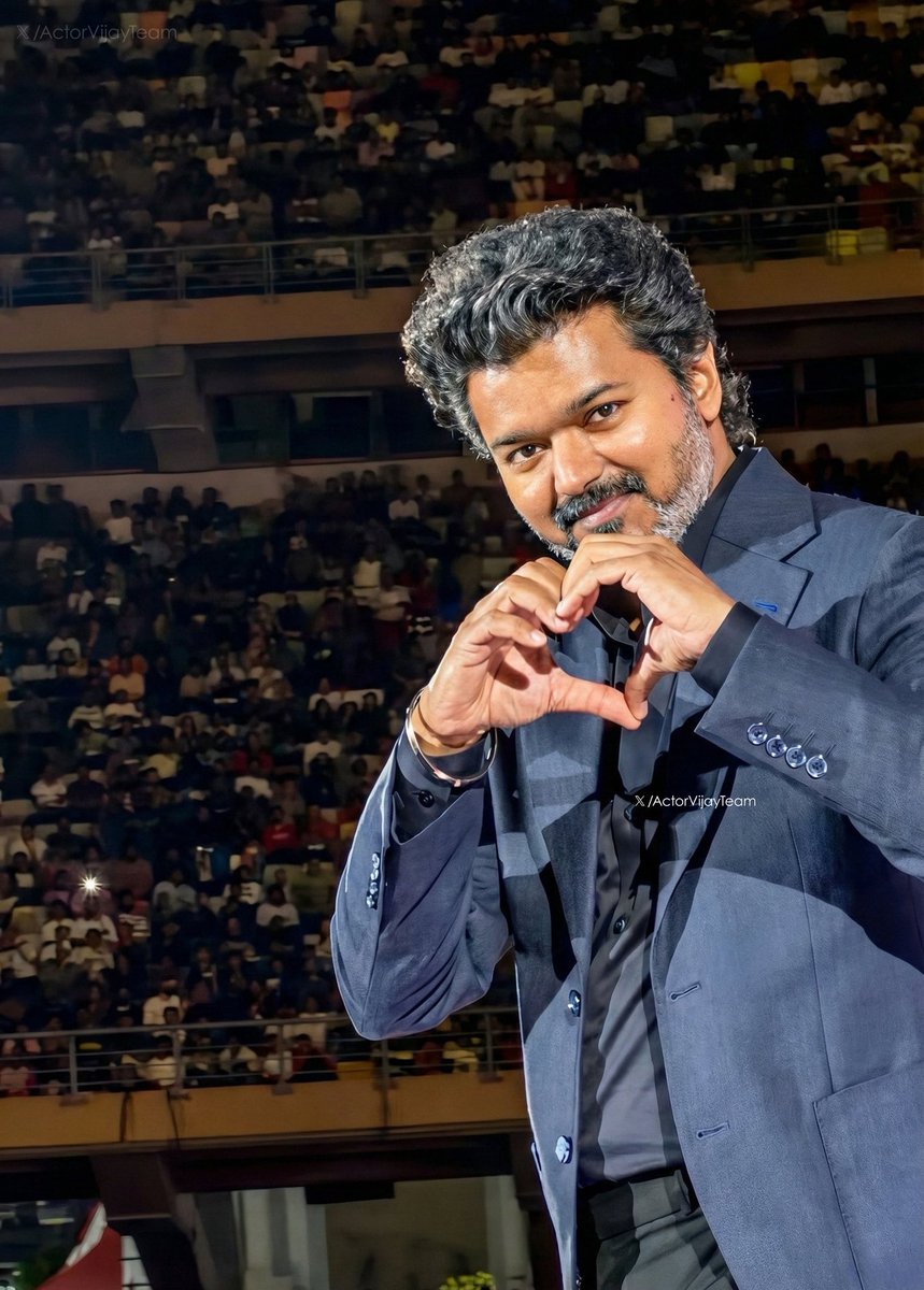 உன்னை ரசித்ததினால் தான் சினிமாவை ரசித்தேன் <a href="/actorvijay/">Vijay</a> அண்ணா ❤️
 இப்படி ஒருவரை இனி தமிழ் சினிமாவும், தமிழ்மக்களும் காணப்போவதில்லை #ThalapathyKacheri /#JanaNayagan #JanaNayaganAudioLanuch