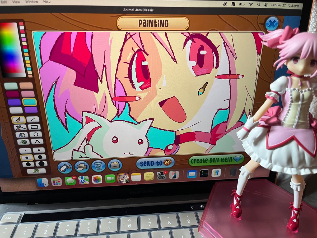 also look at my madoka drawing in animal jam