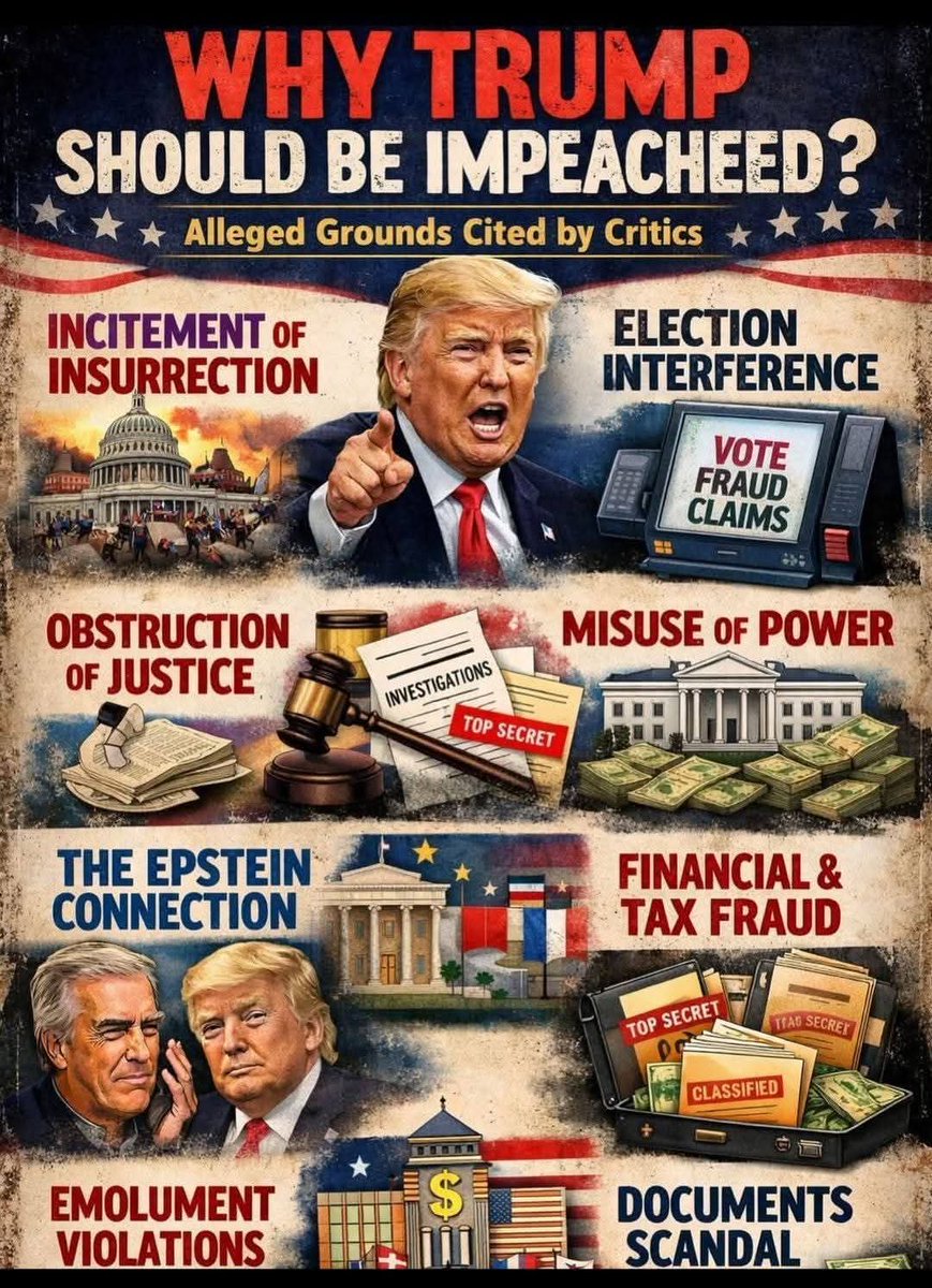 IMPEACH INDICT CONVICT REMOVE TRUMP NOW