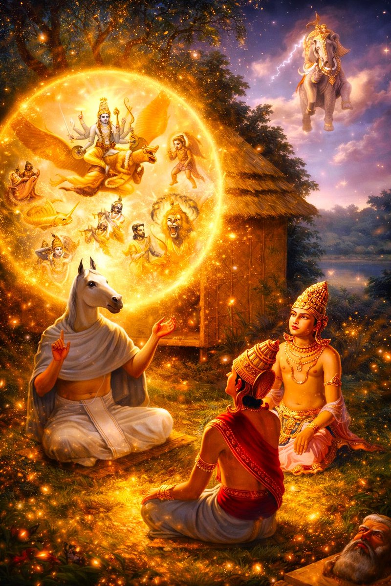 The Celestial Surgeons: Ashwini Kumaras and the First Transplantation

In the dawning light of creation, before mortals knew the bounds of flesh and spirit, the divine physicians performed their first miracle of synthesis. They were the Ashwini Devatas, the radiant twins born of