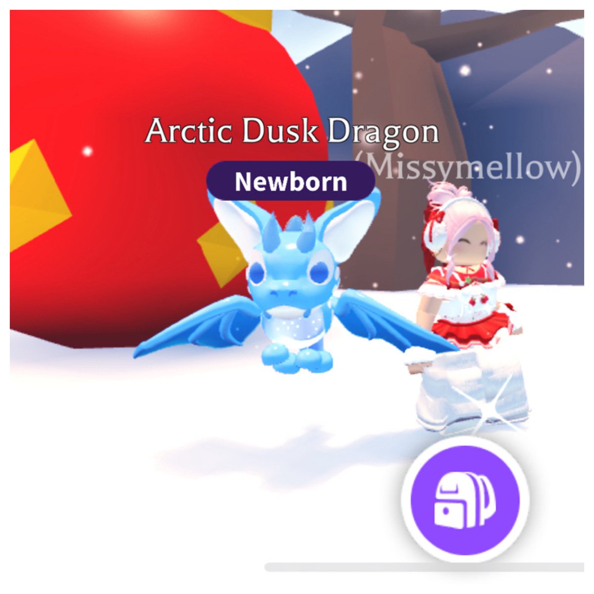 ❄️Last week 4 give-away❄️

My last arctic dusk dragon + fly potion will go to which lucky winner ?!

To enter like &amp; repost 

Comment which was your favorite pet from the winter event 🎄🎁💝

Ends on New Year’s Day!