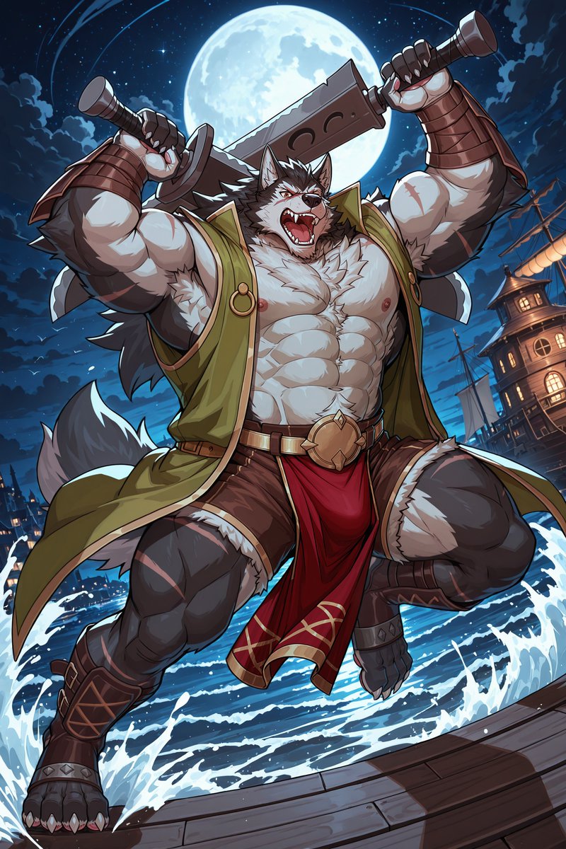 有一种认识这个角色就会暴露自己年龄的时代感……
#Rouen #ロウエン #シャイニング・ウィンド #furry