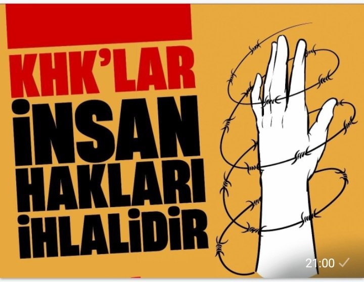 Kim bu #KHKlılar
Akademisyen,
Öğretmen,
Mühendis,
Mimar,
Üst düzey Kamu görevlisi,
Hakim,
Savcı,
Güvenlik görevlileri,
Memur… Yani yüzbinlerce...
Üretim süreçlerinden düşürüldüler…
153 çeşit hak mağduriyetine maruz bırakıldılar.
Sosyal tecrite ve sivil ölüme mahkum edildiler.