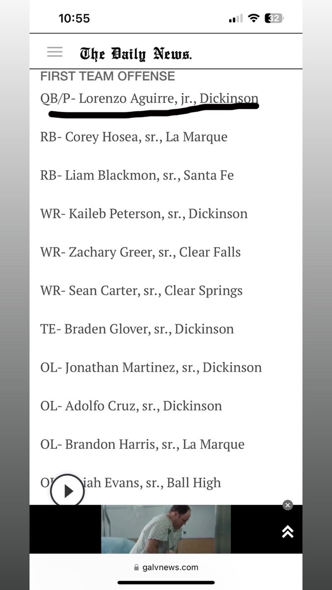 Blessed to be named Galveston County player of the year and being 1st team all county <a href="/DickinsonFB/">DHSGatorFB</a>