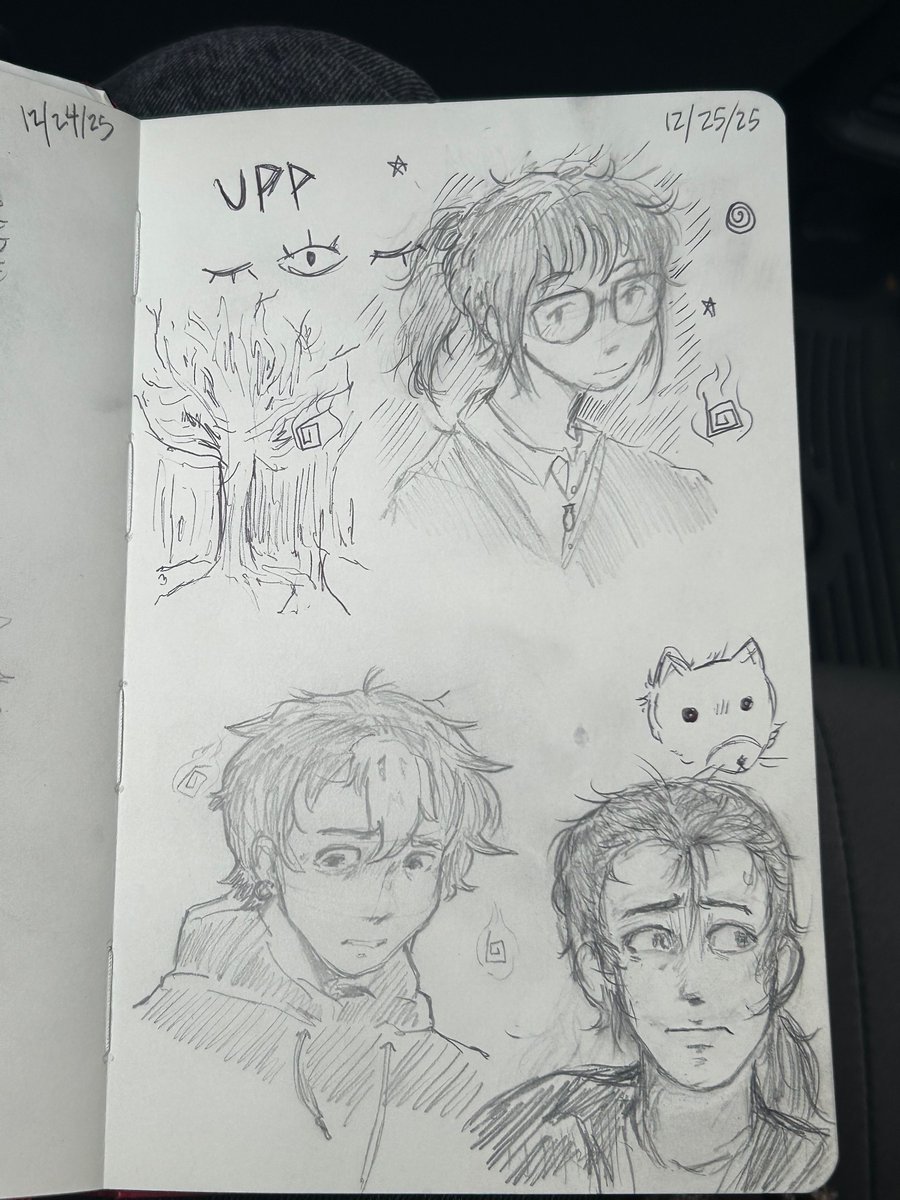 milohogwild's tweet image. som recent sketchbook stuff