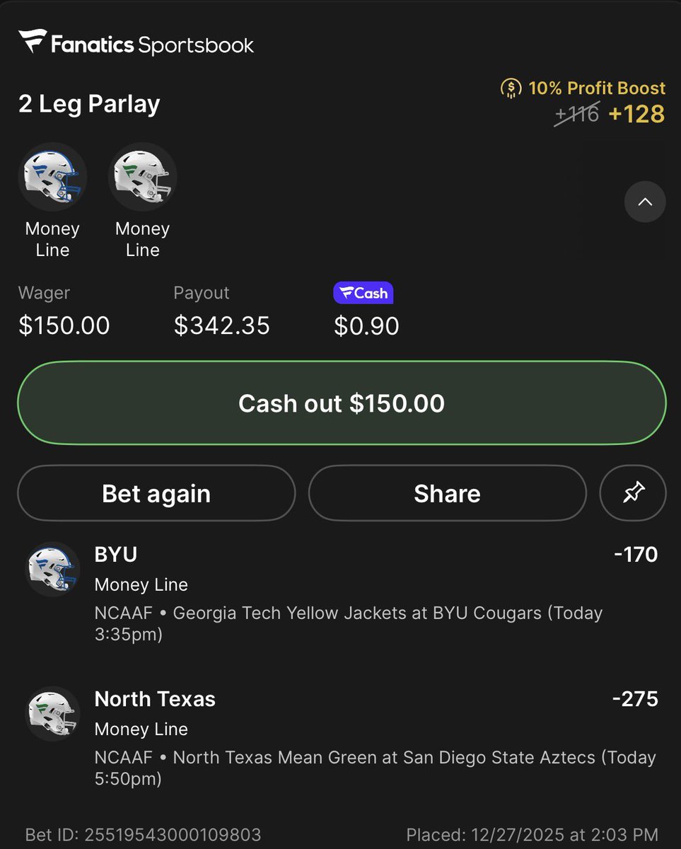 JuiceBoxLocks's tweet image. 2 Team Steamer🤐

BYU/North Texas ML

It’s never been this easy🤌🏻