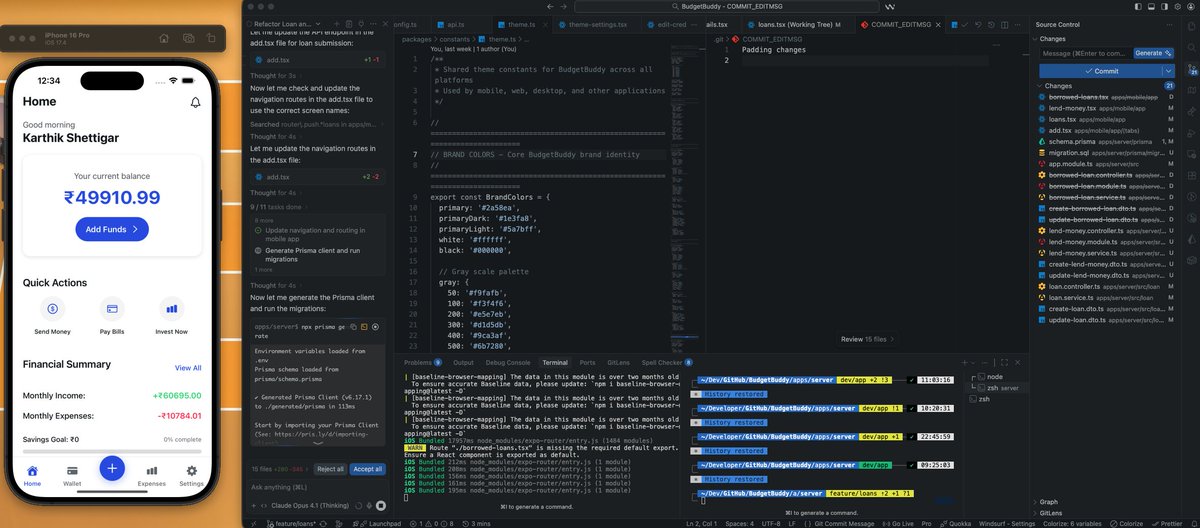 Probably made the biggest gamble: added two clashing features with incorrect names across the DB and folder structure. Now I’ve given AI the task of renaming all related files across the codebase and updating the Prisma schema to match.
Testing this will be a pain 
#ai #coding