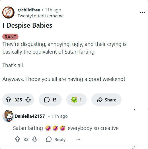RetardMining's tweet image. "Everybody so creative"

This is peak humor to people who hate children.
