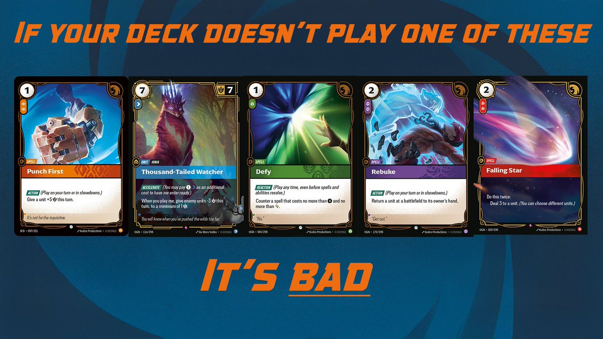 Challengertcg's tweet image. If you thought our last hot take was bad, here's a new one.