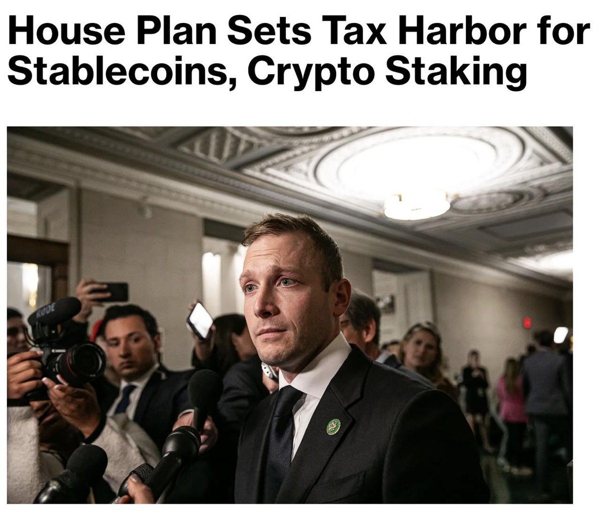 🚨 U.S. WILL BECOME A TAX HAVEN FOR CRYPTO This is one of the most pro-crypto  tax frameworks the U.S. has ever considered: Stablecoins: - No  capital-gains tax on transactions using regulated