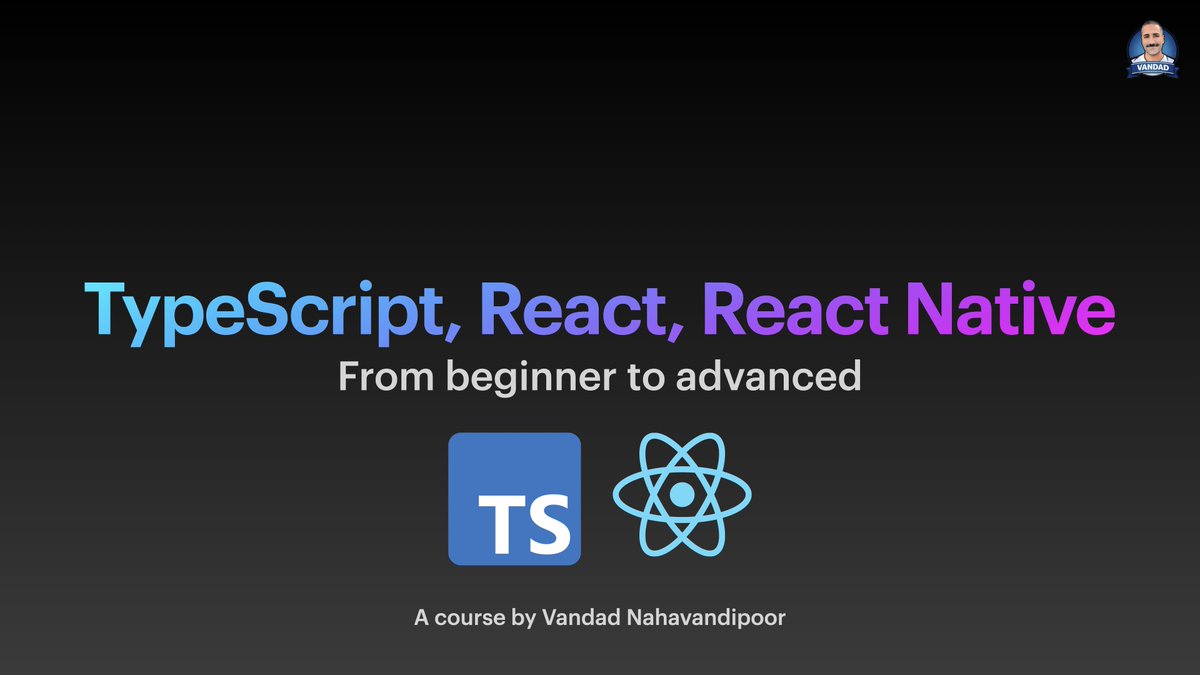 I just published the first video in my new YouTube course called "Modern React &amp; React Native Course with TypeScript". In this video we will discuss nvm, npm, Node, TypeScript and more. Check it out! youtu.be/-loMADU5gCk