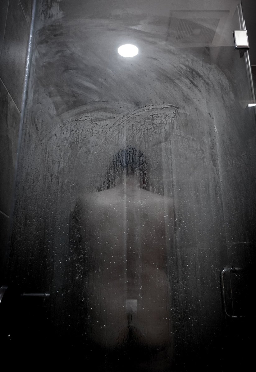 Steamy shower after game 🏸🏸🏸