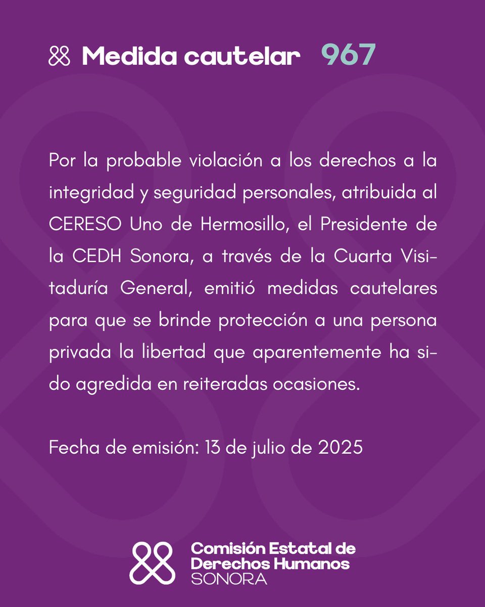 CEDH Sonora tweet media