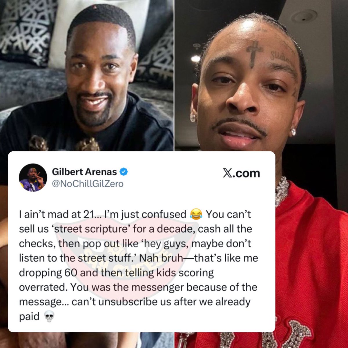 Gilbert Arenas' son beats Trevor Ariza's son for high school basketball  championship, image size:1200x1200
